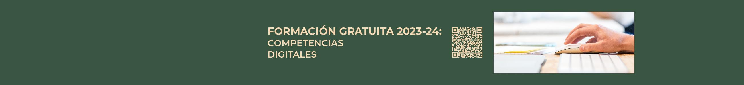 FORMACIÓN GRATUITA 2023/2024: COMPETENCIAS DIGITALES