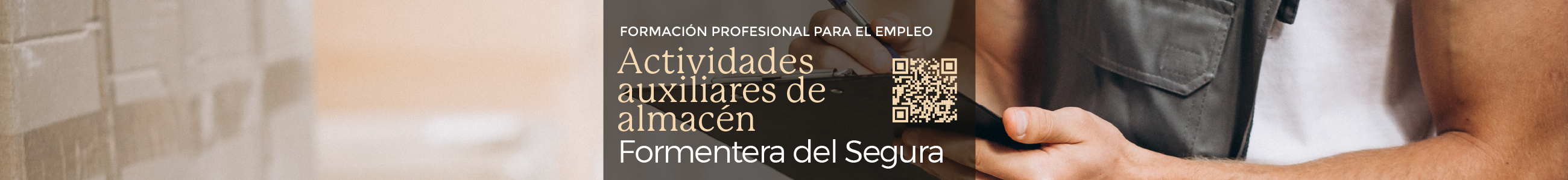 Actividades auxiliares de almacén Formentera del Segura